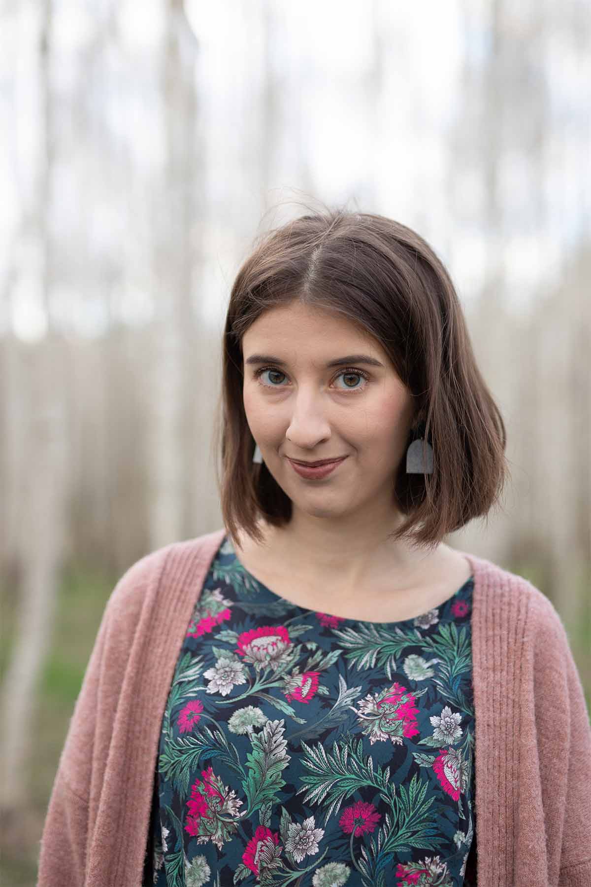Girl in a jacket